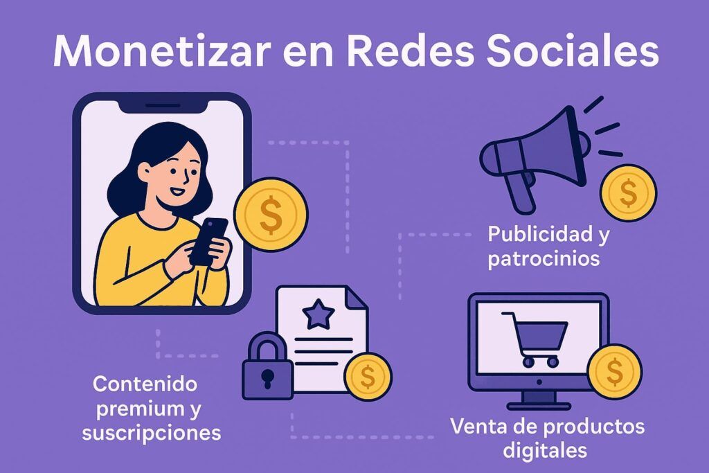 Monetizar en redes sociales