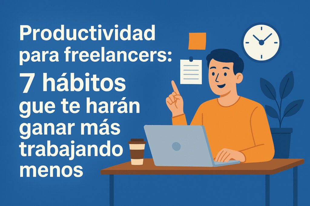 Productividad para autónomos o freelancers 7 hábitos que te harán ganar más trabajando menos